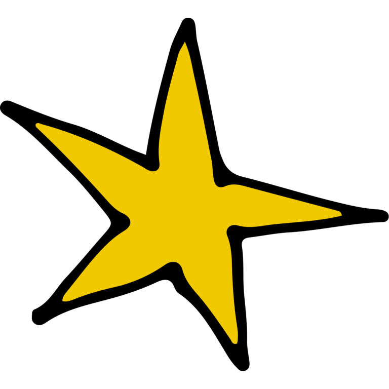 Star Wir lieben Haare Goldener Stern als Symbol für eine 5-Sterne-Bewertung – Zeichen für höchste Kundenzufriedenheit beim Friseur in Bochum