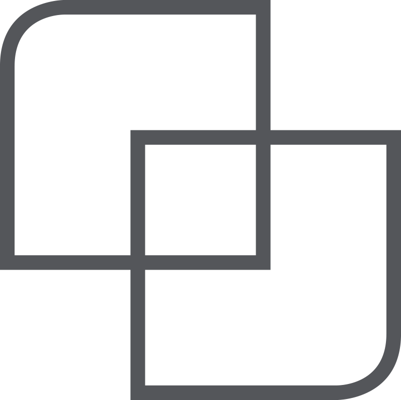 glynt logo Warum wir bei Helena Conzen Hairdesign mit Glynt arbeiten Logo von Glynt – zwei überlappende Quadrate mit abgerundeten Ecken
