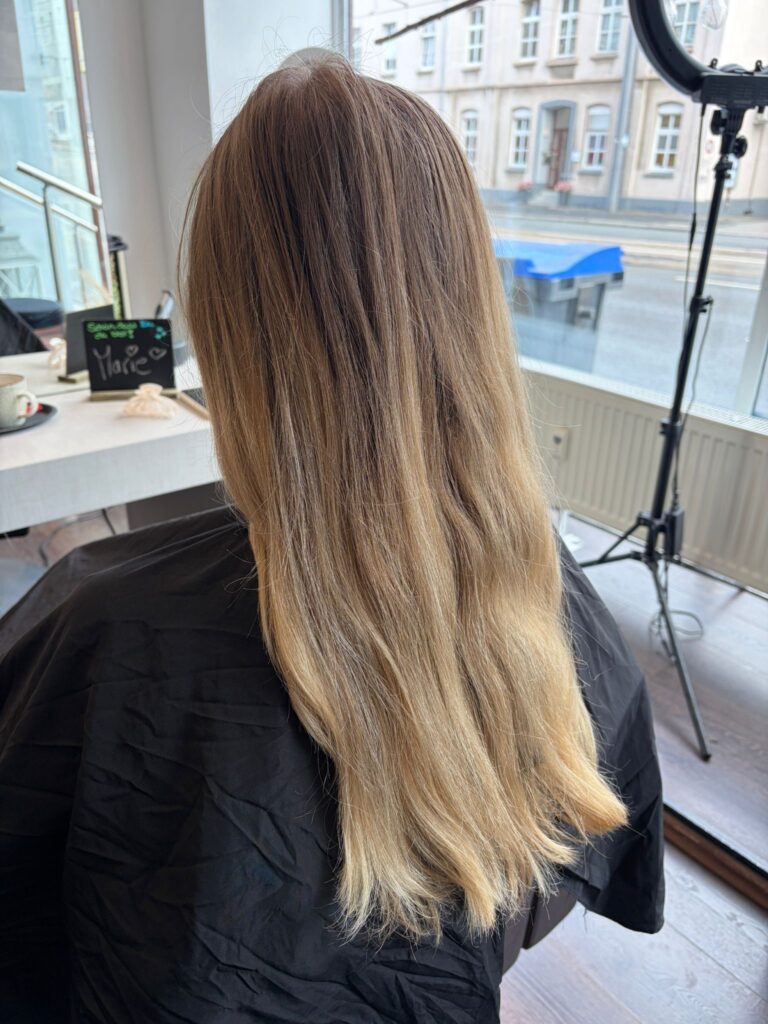 Airtouch vorher bei Helena Conzen Hairdesign in Bochum