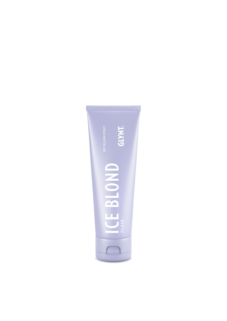 GLYNT ICE BLOND Fluid als Produkt des Monats Juli für blondes, weißes und graues Haar bei Helena Conzen Hairdesign